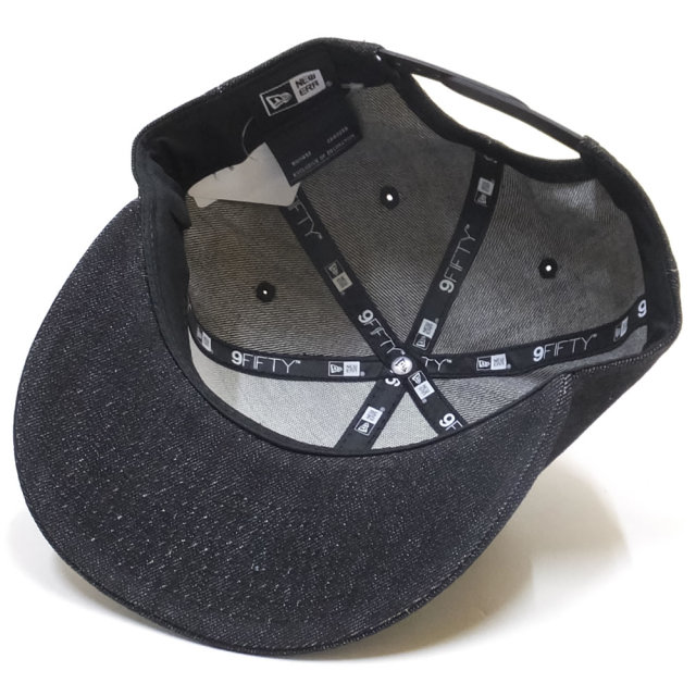 NEW ERA ニューエラ フラットバイザーキャップ 9FIFTY ベーシック ブラックデニム ホワイトフラッグ 11914511
