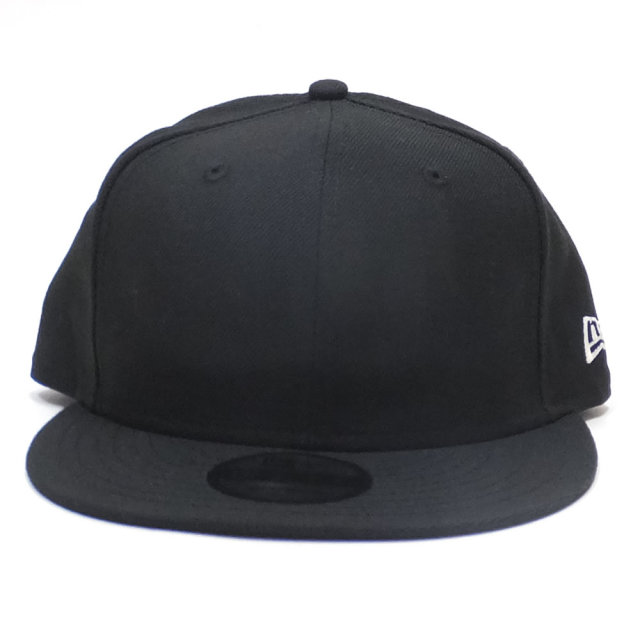 NEW ERA ニューエラ フラットバイザーキャップ 9FIFTY ベーシック ブラック ホワイトフラッグ 11914512
