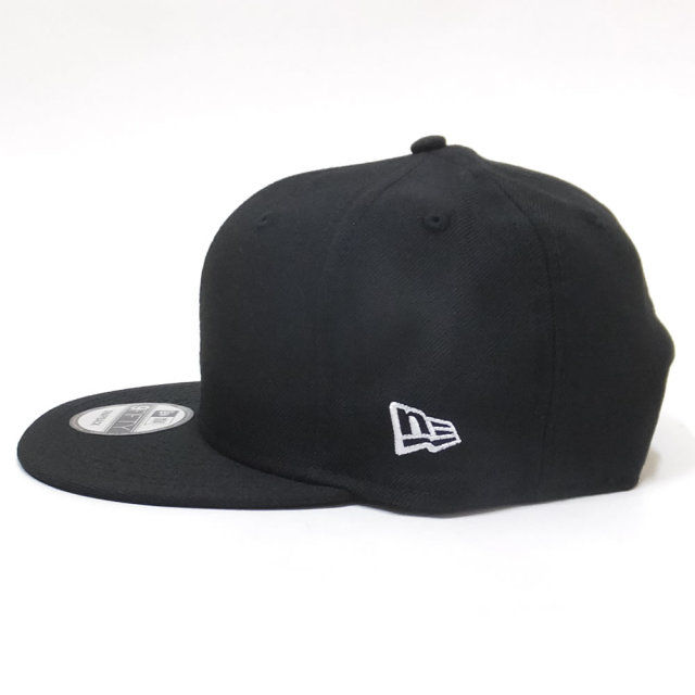 NEW ERA ニューエラ フラットバイザーキャップ 9FIFTY ベーシック ブラック ホワイトフラッグ 11914512