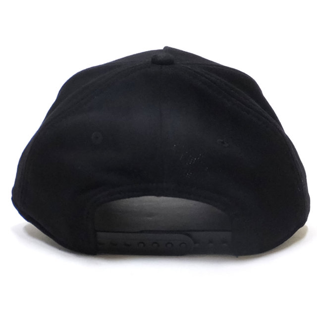 NEW ERA ニューエラ カーブバイザーキャップ 9FORTY A-Frame PEANUTS モノトーンイラスト ブラックスウェット × イエロープリント11914515