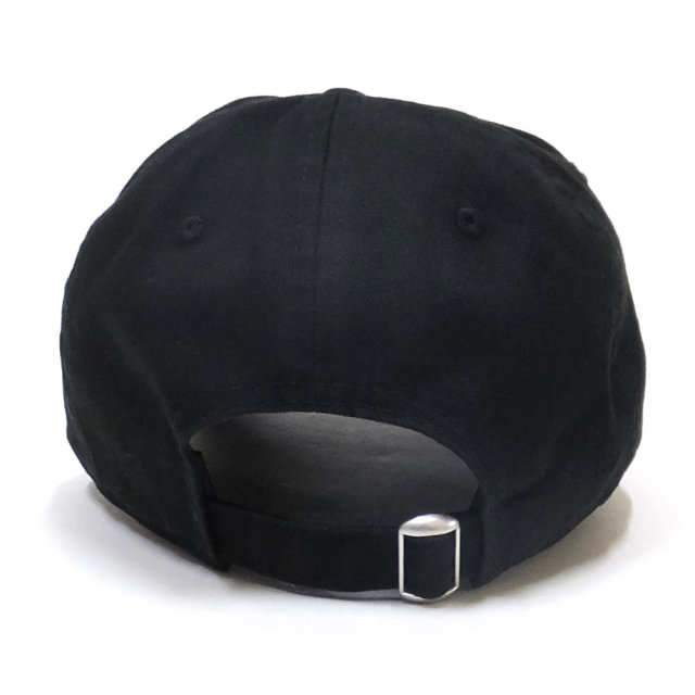NEW ERA ニューエラ カーブバイザーキャップ 9THIRTY CLOTH STRAP Thrasher スラッシャー SKATE AND DESTROY ブラック × ホワイト 11914524