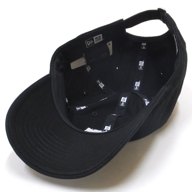 NEW ERA ニューエラ カーブバイザーキャップ 9THIRTY CLOTH STRAP Thrasher スラッシャー SKATE AND DESTROY ブラック × ホワイト 11914524