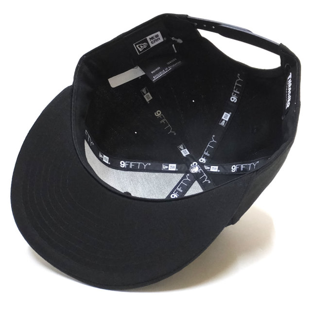 NEW ERA ニューエラ フラットバイザーキャップ 9FIFTY Thrasher スラッシャー SKATE AND DESTROY ブラック × ブラック 11914525