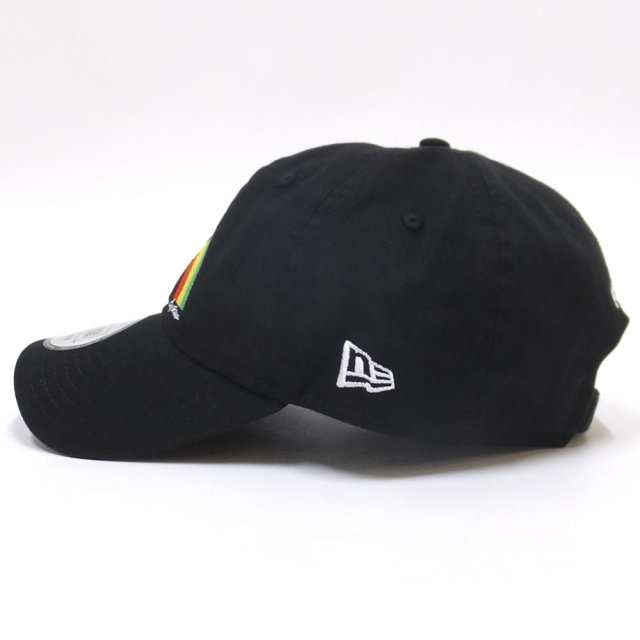 NEW ERA ニューエラ カーブバイザーキャップ 9THIRTY PEANUTS スヌーピー レインボー ブラック 11914639