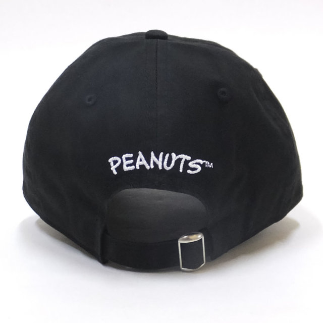 NEW ERA ニューエラ カーブバイザーキャップ 9THIRTY PEANUTS スヌーピー レインボー ブラック 11914639