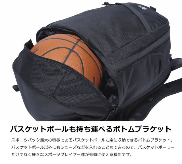 NEW ERA ニューエラ バックパック スポーツパック プリントロゴ ブラック × ホワイト 11901480