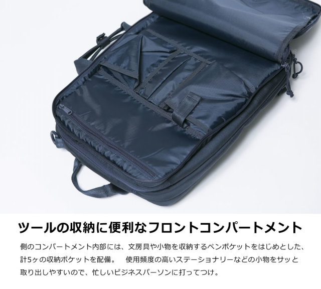 NEW ERA ニューエラ ビジネスコレクション スリーウェイ ブリーフバッグ ネイビー 11901526