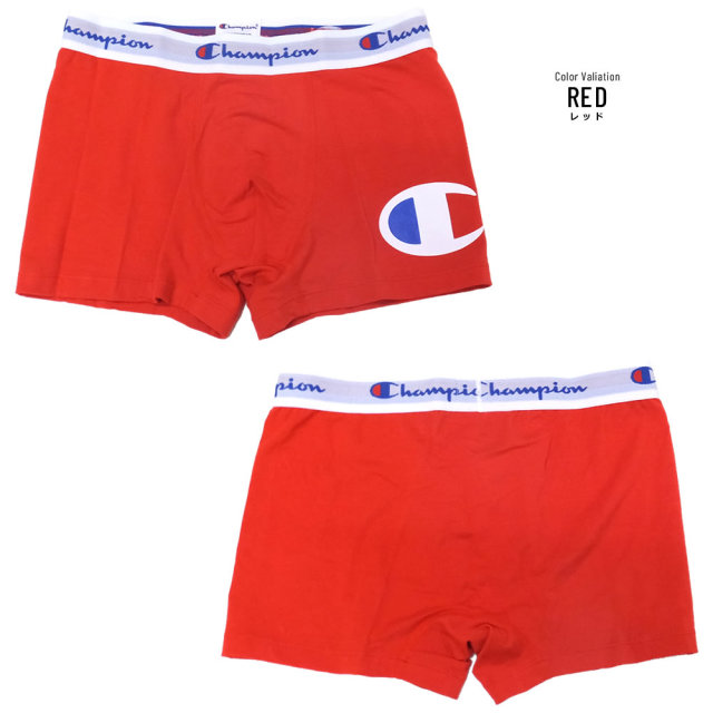 CHAMPION チャンピオン ボクサーパンツ ビッグCプリント コットンブレンド BIG C BOXER BRIEF CM6-P205