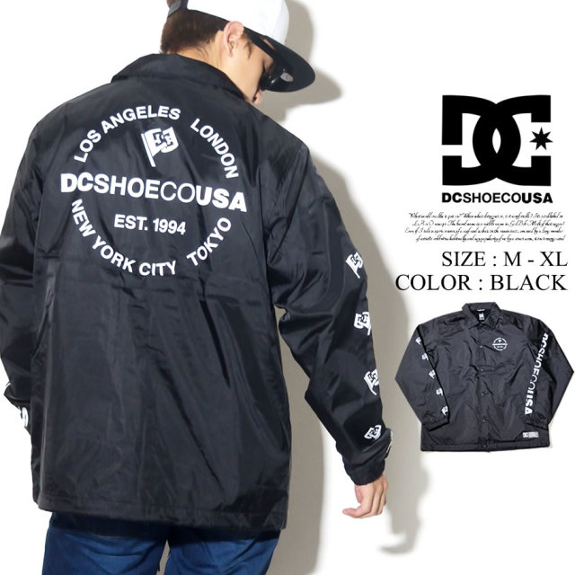 DC SHOES ディーシーシューズ コーチジャケット メンズ ロゴ スケボー スケーター ストリート系 ファッション EDYJK03183 服 通販