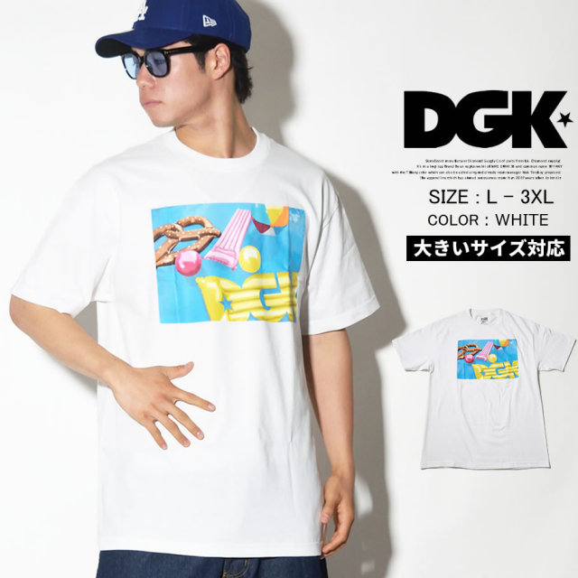 DGK ディージーケー 半袖Tシャツ メンズ 大きいサイズ ストリート系 スケーター ヒップホップ ファッション Floaties T-Shirt DT-4173 DGTT170