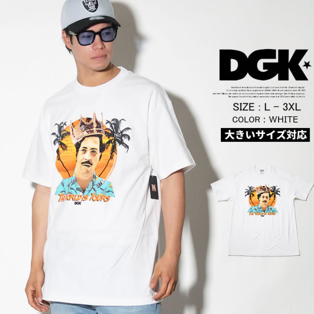 DGK ディージーケー 半袖Tシャツ メンズ 大きいサイズ ストリート系 スケーター ヒップホップ ファッション World is Yours T-Shirt DT-4176 DGTT171