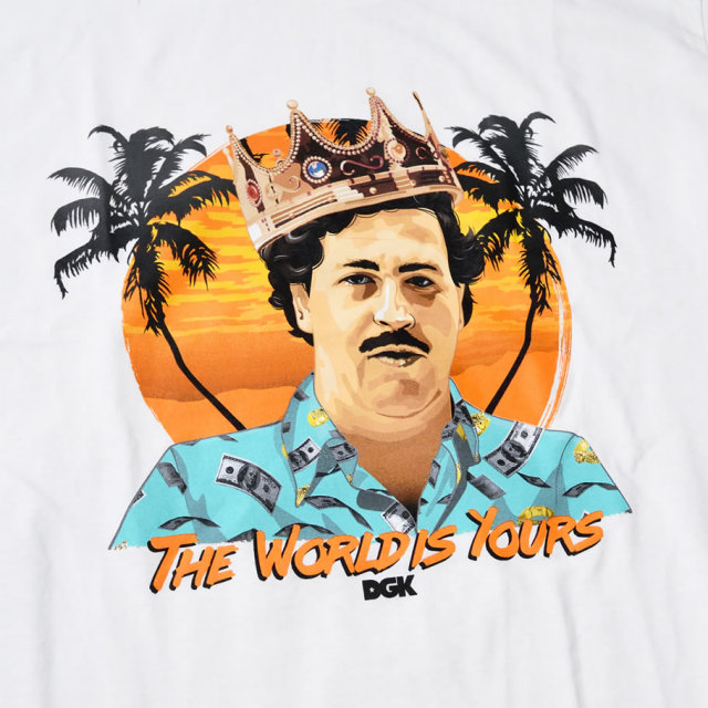 DGK ディージーケー 半袖Tシャツ メンズ 大きいサイズ ストリート系 スケーター ヒップホップ ファッション World is Yours T-Shirt DT-4176 DGTT171