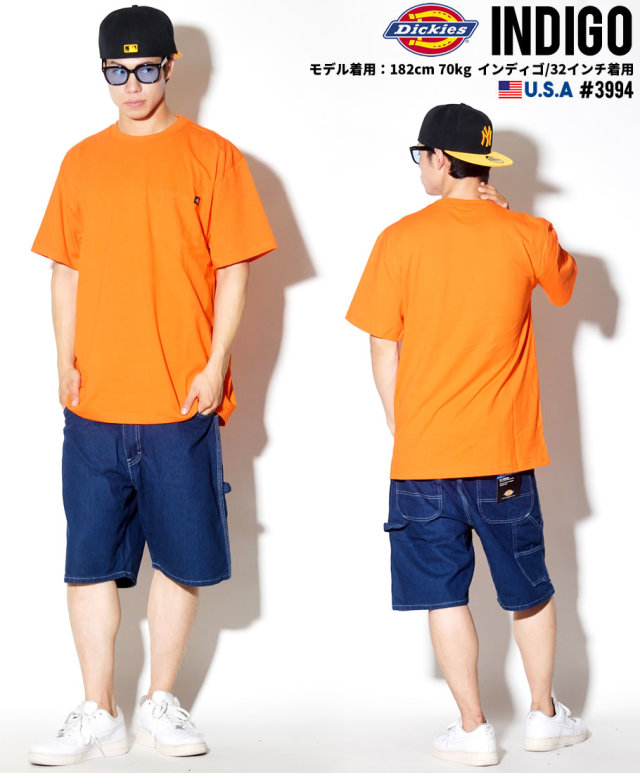 DICKIES ディッキーズ 3994 デニム ハーフパンツ メンズ 大きいサイズ DKDT027