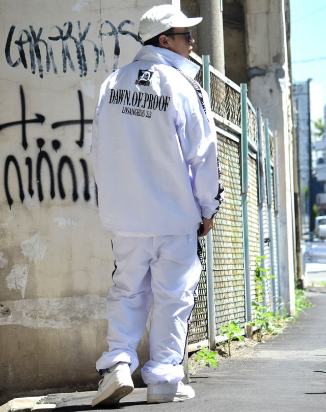 DOP ディーオーピー ナイロンセットアップ メンズ 大きいサイズ サイドテープ b系 hiphop ヒップホップ ファッション DPST118