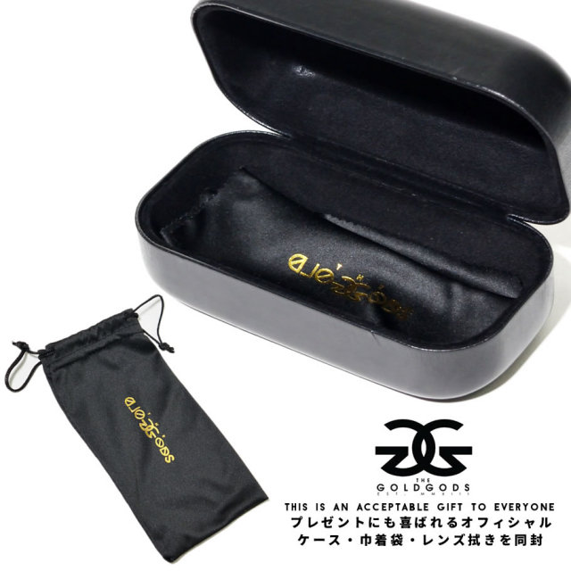 THE GOLD GODS ザ・ゴールドゴッズ サングラス 18金コーティング カラーレンズ ブリンブリン ストリート系 ヒップホップ ファッション APOLLO GGAT001