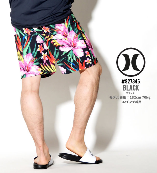 HURLEY ハーレー ボードショーツ 水着 メンズ アロハ 花柄 サーフ系 ストリート系 スケーター ファッション 927346 HADT004