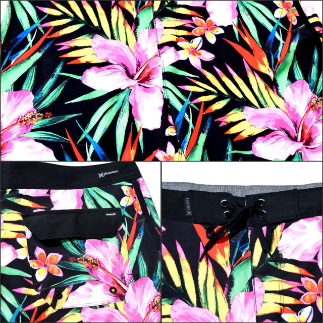 HURLEY ハーレー ボードショーツ 水着 メンズ アロハ 花柄 サーフ系 ストリート系 スケーター ファッション 927346 HADT004