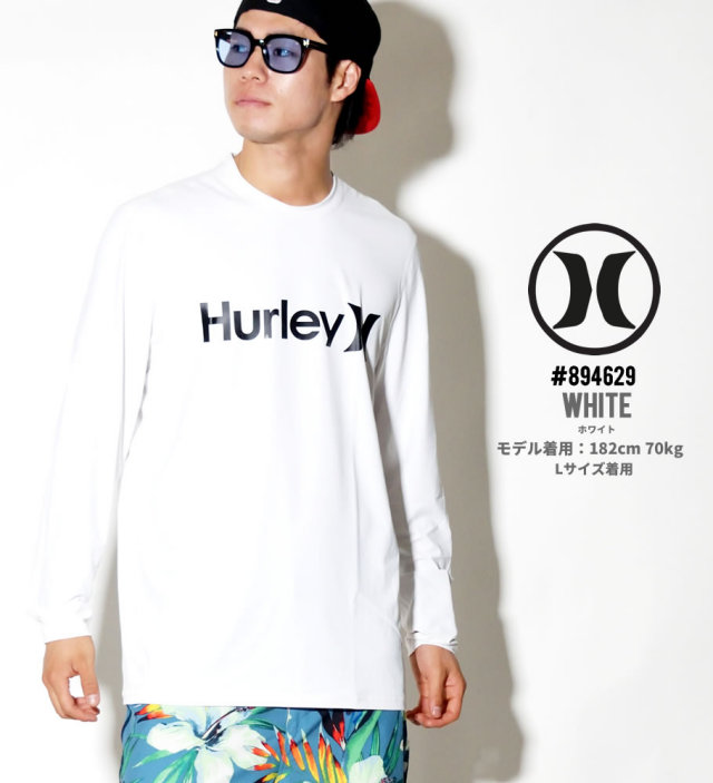 HURLEY ハーレー 長袖 ラッシュガード メンズ サーフ系 ストリート系 スケーター ファッション 894629 HATT001