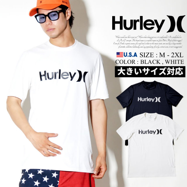 HURLEY ハーレー 半袖 ラッシュガード メンズ サーフ系 ストリート系 スケーター ファッション 894630 HATT002