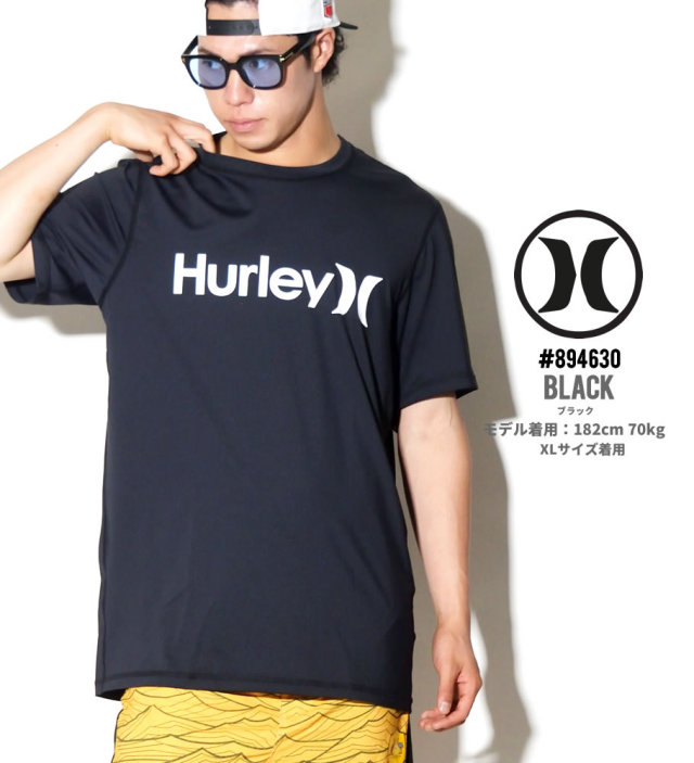HURLEY ハーレー 半袖 ラッシュガード メンズ サーフ系 ストリート系 スケーター ファッション 894630 HATT002