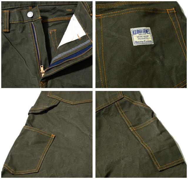 児島ジーンズ KOJIMA GENES 18oz パラフィン加工 ペインター ワークパンツ ワーク系 ストリート カジュアル ファッション 通販 RNB-1161 KGDT080