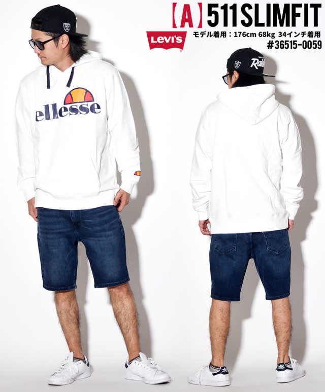 Levi's リーバイス 511 ハーツ ジーンズ デニム ショート パンツ 短パン メンズ 大きいサイズ 36515 服 通販