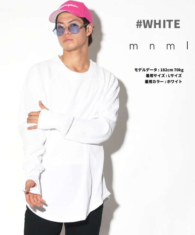 mnml ミニマル ロンT 長袖tシャツ メンズ ラグラン ストリート ヒップホップ ファッション 通販 18ML-SP416L MLTT010