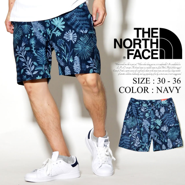 THE NORTH FACE ザノースフェイス ハーフパンツ メンズ 花柄 NF0A3BDN NFDT001