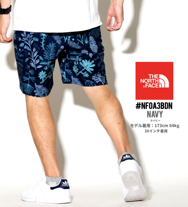 THE NORTH FACE ザノースフェイス ハーフパンツ メンズ 花柄 NF0A3BDN NFDT001