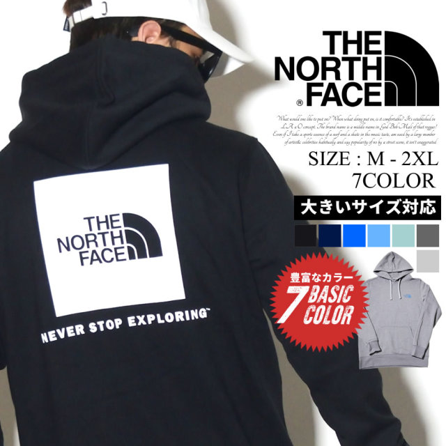 THE NORTH FACE ザノースフェイス プルオーバーパーカー メンズ ボックスロゴ NF0A3FRE NFPT003