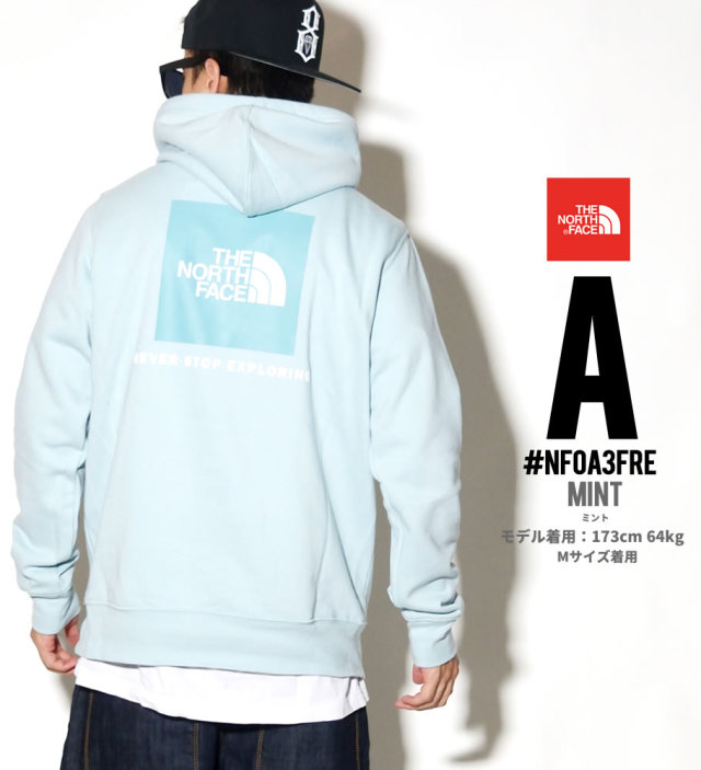THE NORTH FACE ザノースフェイス プルオーバーパーカー メンズ ボックスロゴ NF0A3FRE NFPT003
