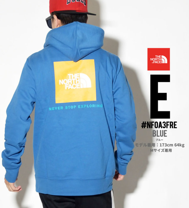 THE NORTH FACE ザノースフェイス プルオーバーパーカー メンズ ボックスロゴ NF0A3FRE NFPT003