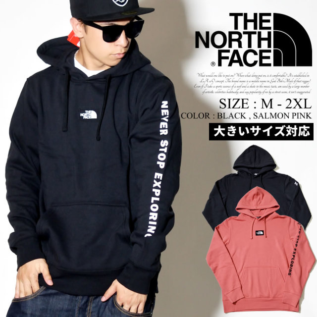 THE NORTH FACE ザノースフェイス プルオーバーパーカー メンズ ロゴ 袖に文字 NF0A3O6Q NFPT005