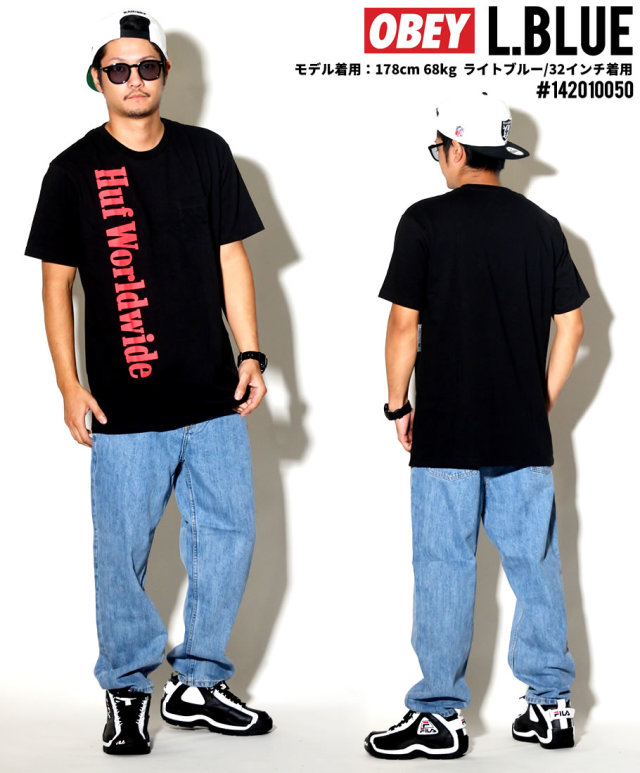 OBEY オベイ デニムパンツ ジーンズ メンズ Gパン ストリート系 ファッション 服 通販 142010050 OBDT005