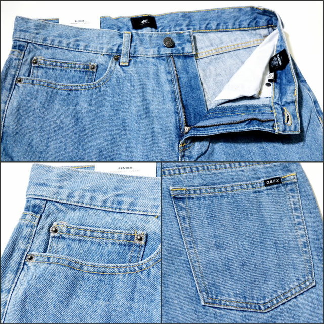 OBEY オベイ デニムパンツ ジーンズ メンズ Gパン ストリート系 ファッション 服 通販 142010050 OBDT005