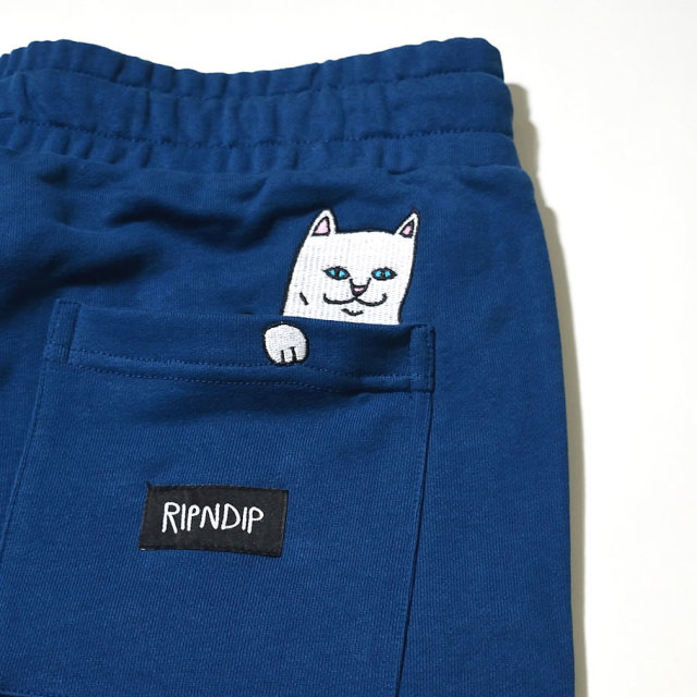 RIPNDIP リップンディップ スウェット ハーフパンツ メンズ 猫 ネコ ストリート系 スケーター ファッション 通販 RDDT003