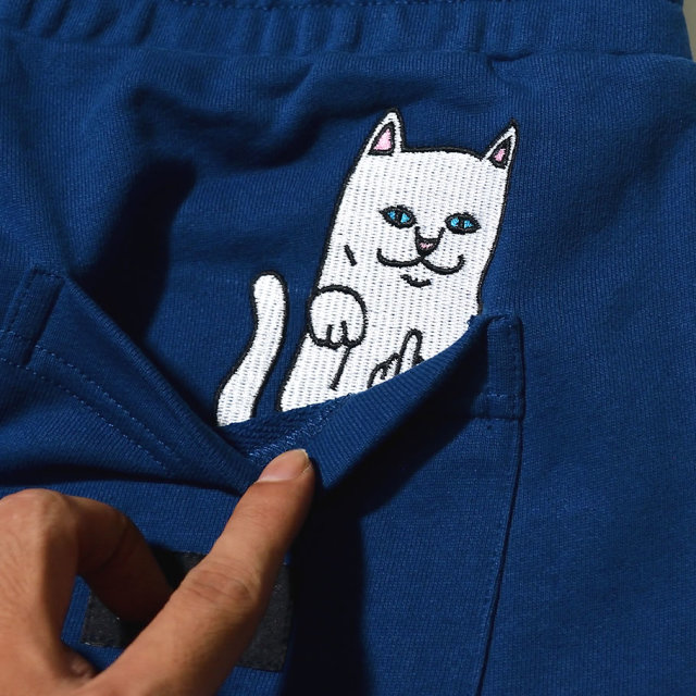 RIPNDIP リップンディップ スウェット ハーフパンツ メンズ 猫 ネコ ストリート系 スケーター ファッション 通販 RDDT003