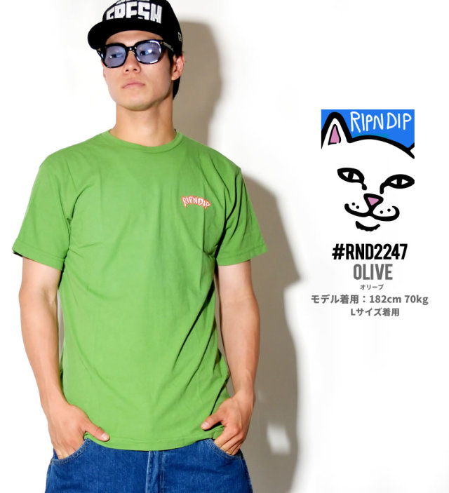 RIPNDIP リップンディップ 半袖 Tシャツ メンズ フレイム 三角 ストリート系 スケーター ファッション 通販 RDTT018