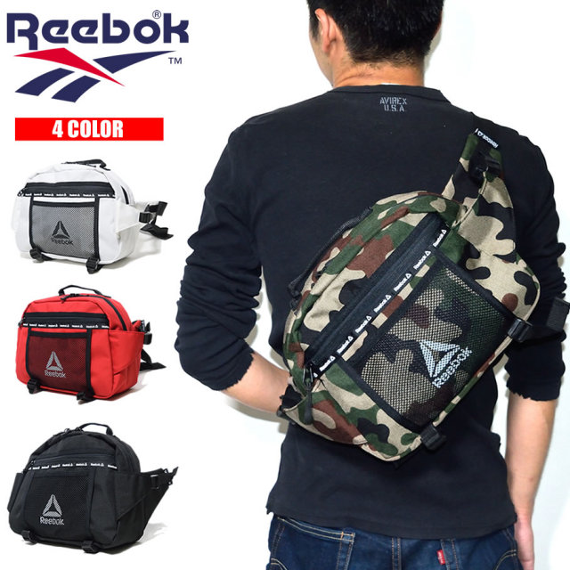 Reebok リーボック ショルダーバッグ ウェストバック 斜め掛け b系 ストリート系 ファッション 鞄 ARB1031 RKBT002
