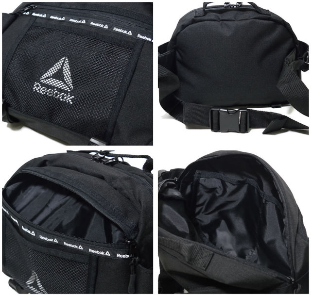 Reebok リーボック ショルダーバッグ ウェストバック 斜め掛け b系 ストリート系 ファッション 鞄 ARB1031 RKBT002