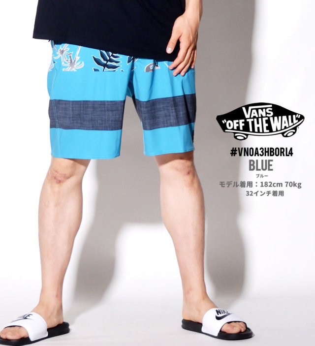 VANS バンズ 水着 海パン ボードショーツ スイムパンツ メンズ 大きいサイズ アロハ柄 スケーター サーフ系 ファッション VNDT006