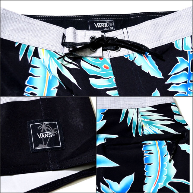 VANS バンズ 水着 海パン ボードショーツ スイムパンツ メンズ 大きいサイズ アロハ柄 スケーター サーフ系 ファッション VNDT006