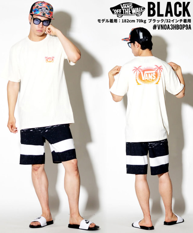 VANS バンズ 水着 海パン ボードショーツ スイムパンツ メンズ 大きいサイズ 波柄 スケーター サーフ系 ファッション VNDT008