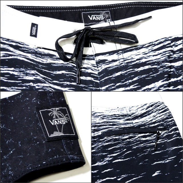 VANS バンズ 水着 海パン ボードショーツ スイムパンツ メンズ 大きいサイズ 波柄 スケーター サーフ系 ファッション VNDT008