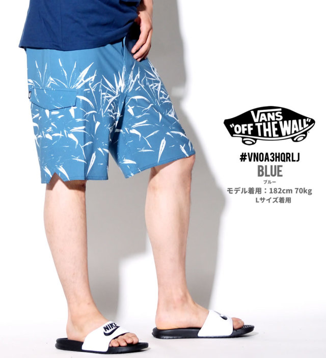 VANS バンズ 水着 海パン ボードショーツ スイムパンツ メンズ 大きいサイズ ボタニカル柄 サーフ系 スケーター ファッション VNDT009