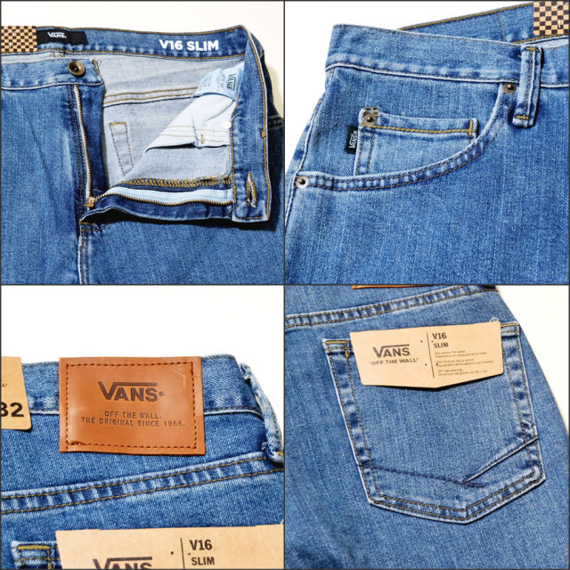 VANS バンズ デニムパンツ ジーンズ メンズ スリム スケーター ストリート系 ファッション 服 通販 VN0A2Y5O VNDT007