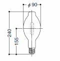 ����ŵ� �Х饹�ȥ쥹����� BHF100/110V250W �ָ��� 250W
