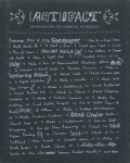 artifact  re-recognizing