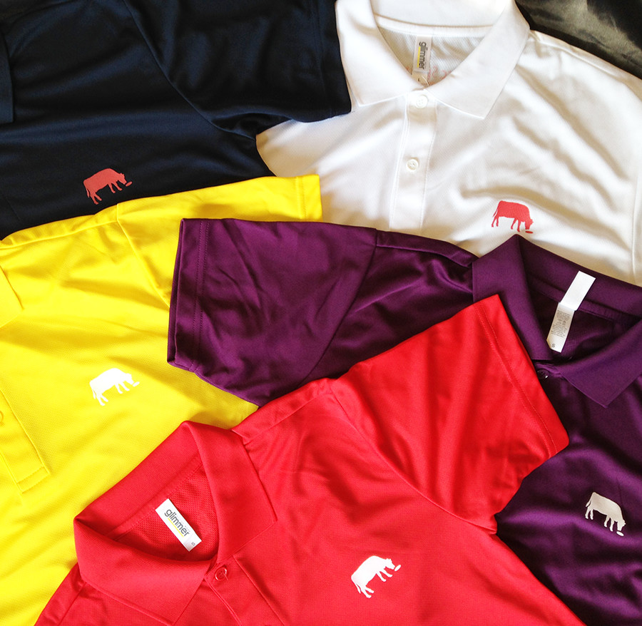 Disc Sports オリジナル・ポロシャツ RED COW POLO