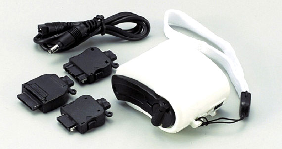 携帯電話手動充電器